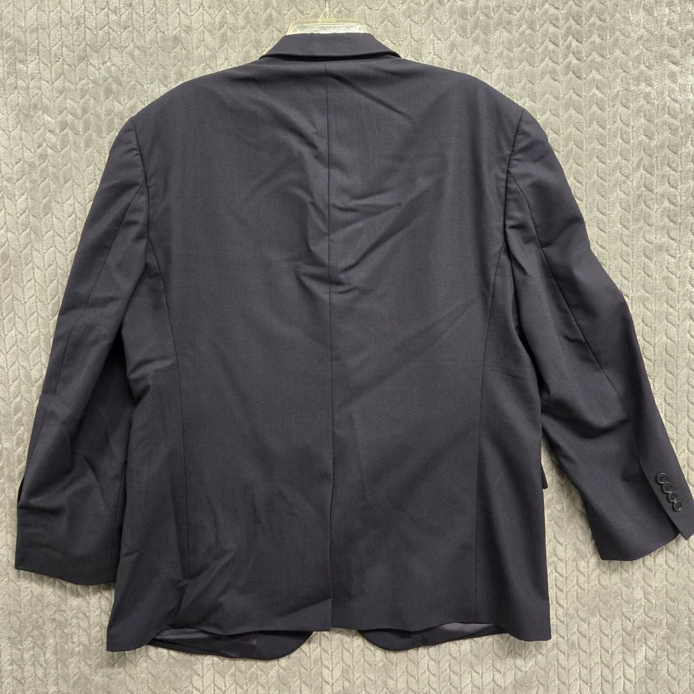 Brooks Brothers 346 Stretch Wool Blazer Jacket Men 46R Modern Business Navy Blue